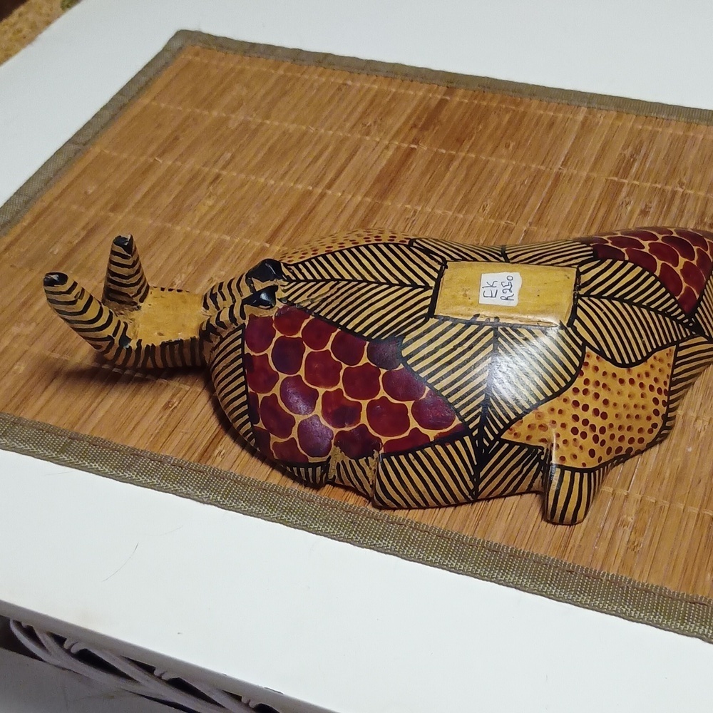 Zebra timber dish - Picture 8 of 8